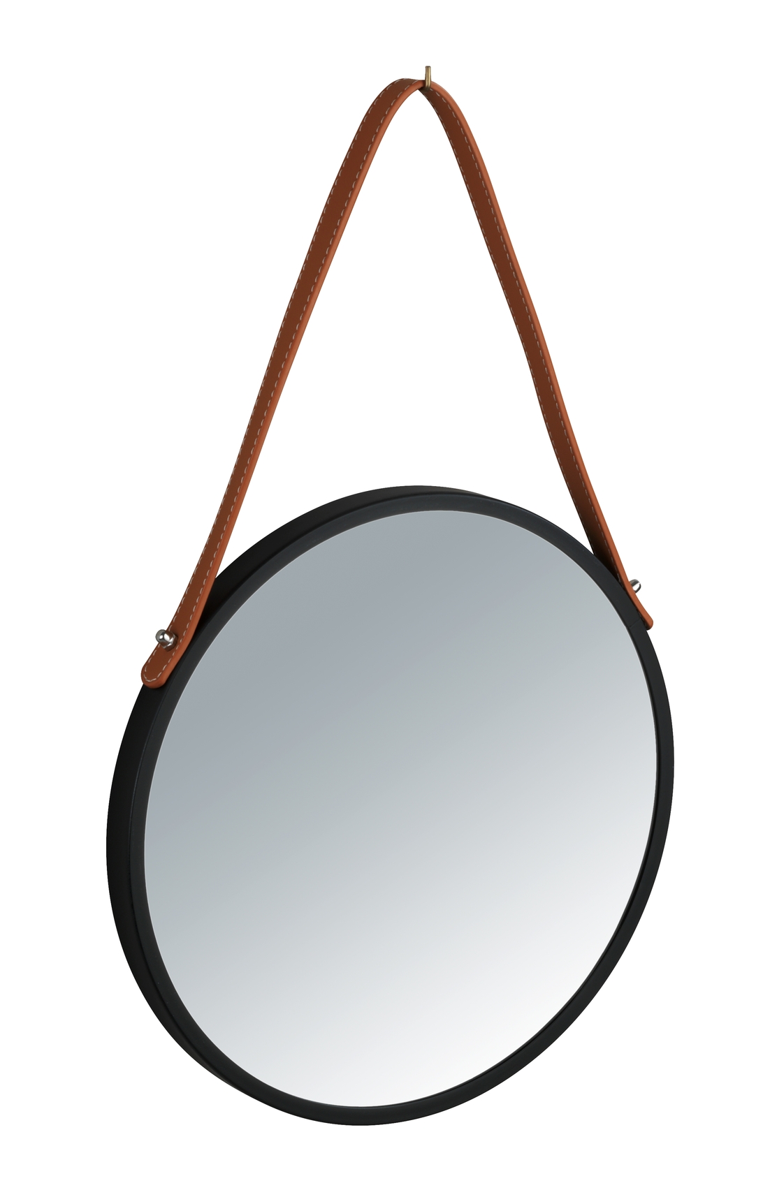 Wenko Borrone opmaakspiegel wand ø30cm zwart