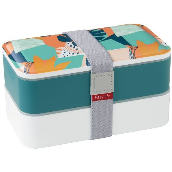 Boîte repas 2 compartiments Vert - Lunch Box