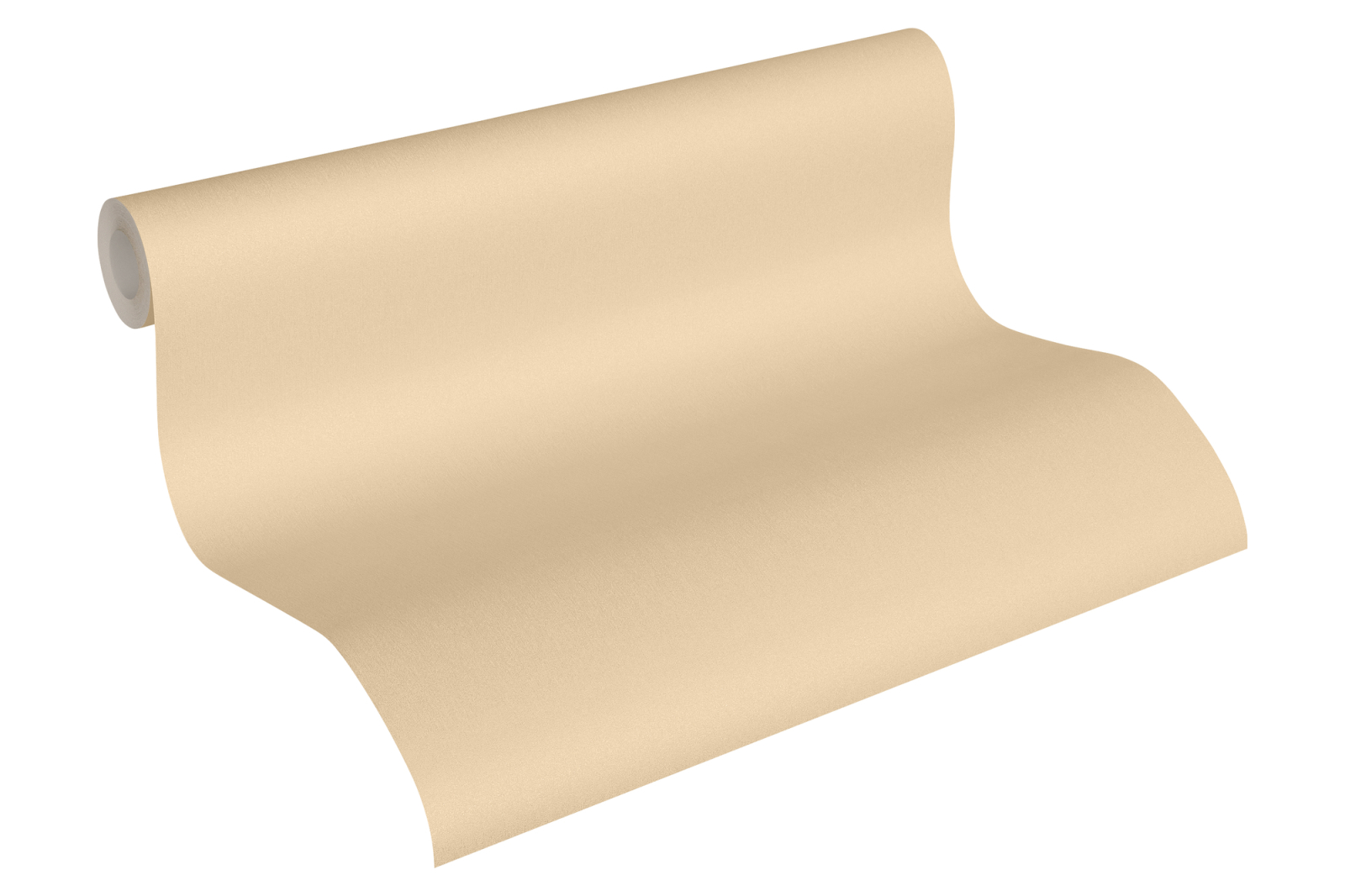Vliestapete - beige-metallic - uni - 10 Meter
