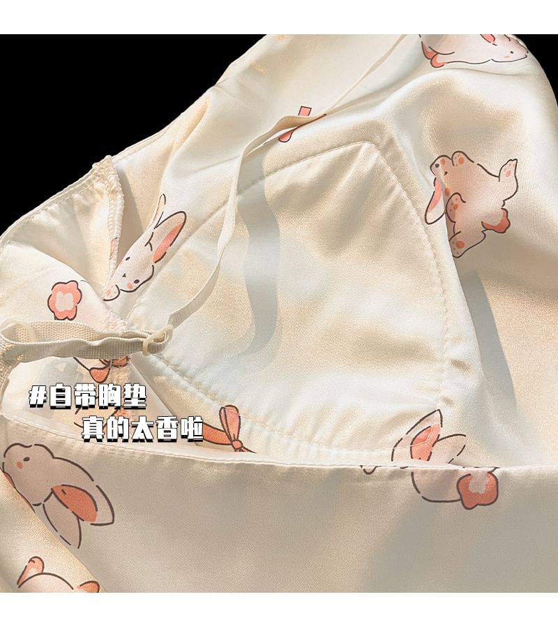 Sweetzer - Nachthemd met konijnenprint
