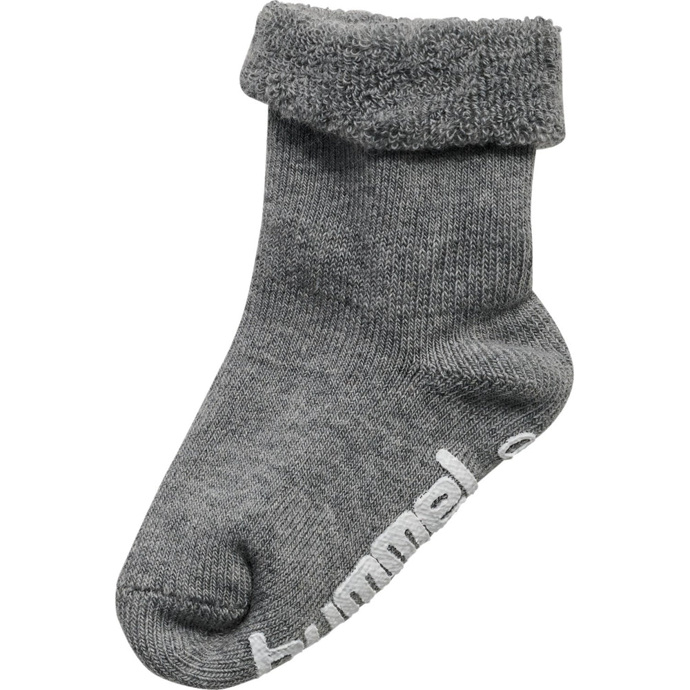 Køb Hummel Grey Melange Mini Non Slip Strømpe