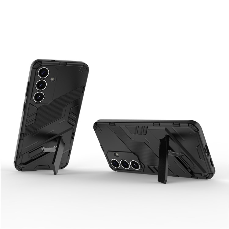 Samsung Galaxy S25  Plus Hybrid Hardcase Hülle   Kickstand Aufsteller - Schwarz