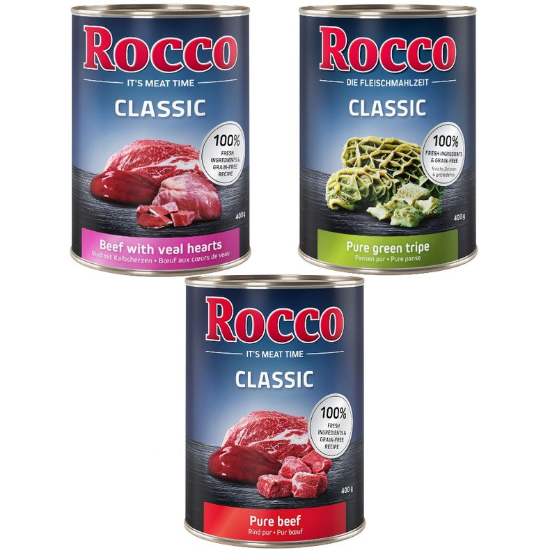 Lot mixte Rocco Classic 6 x 400 g
