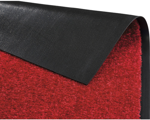 Op maat gemaakte Proper Tex rode deurmat, 90 cm breed (per meter verkocht)