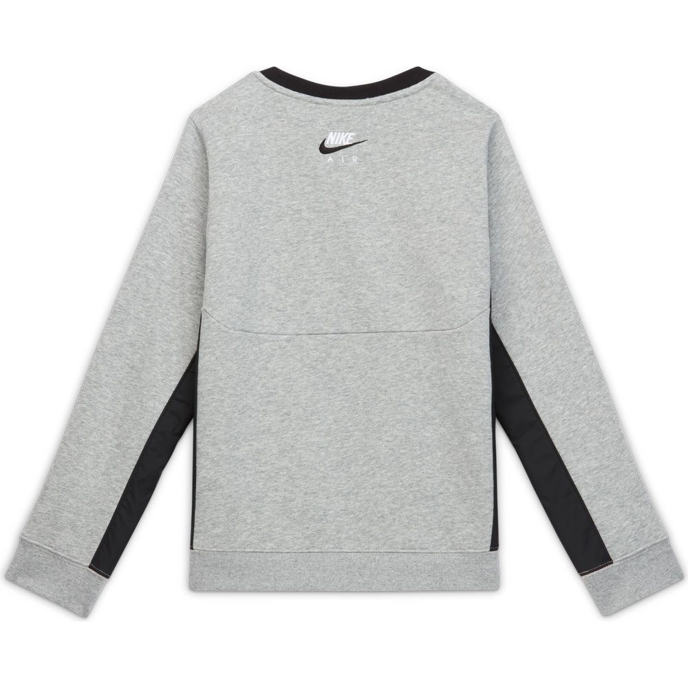 Nike Air Longsleeve Crew Jungen dunkelgrau meliert