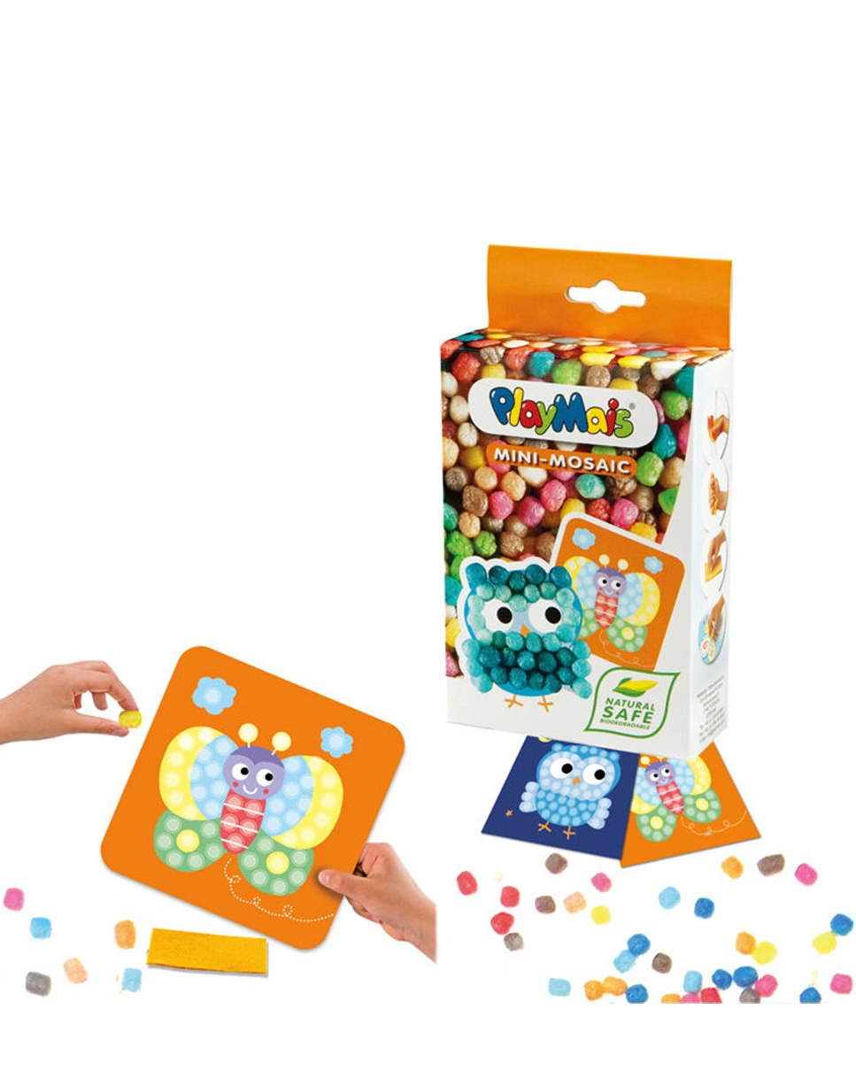 PlayMais-Set MINI MOSAIC - SEA, OWL, CAR 3-teilig