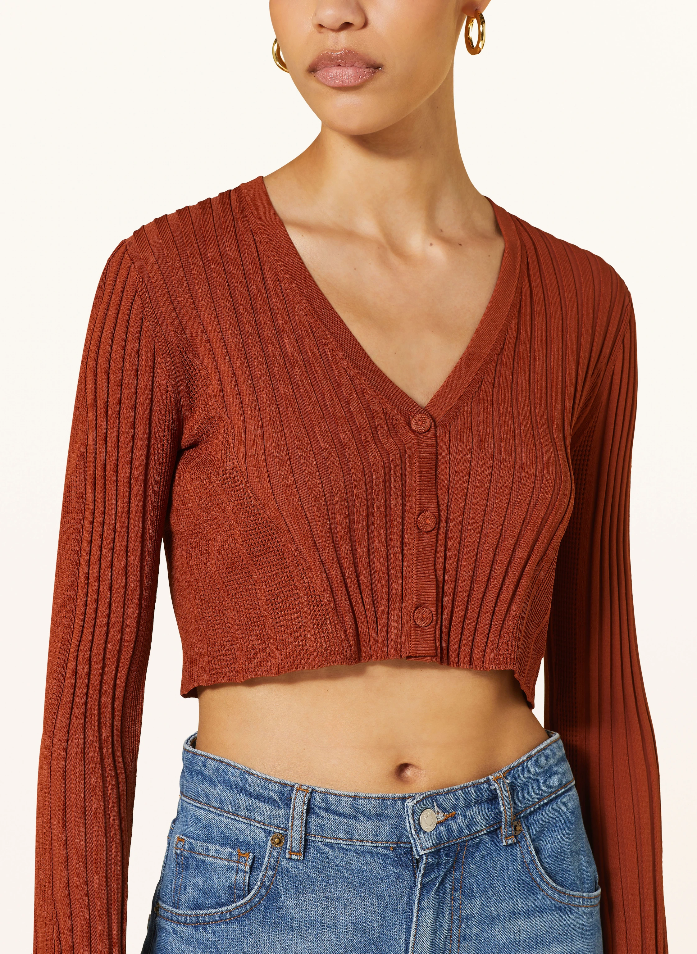 ba&sh Cropped-Strickjacke PUSHA