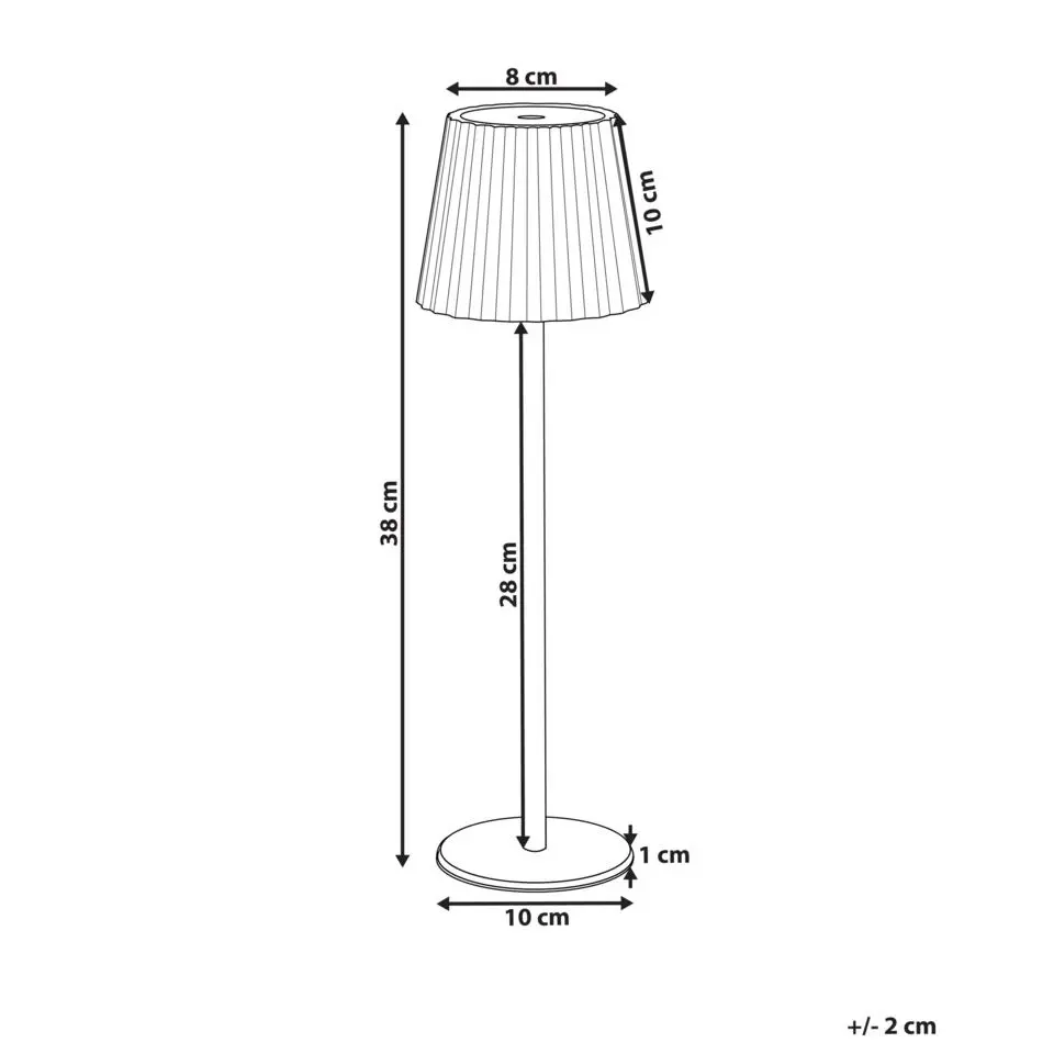 POMBEIRO - Tafellamp - Lichtblauw - Aluminium/IJzer