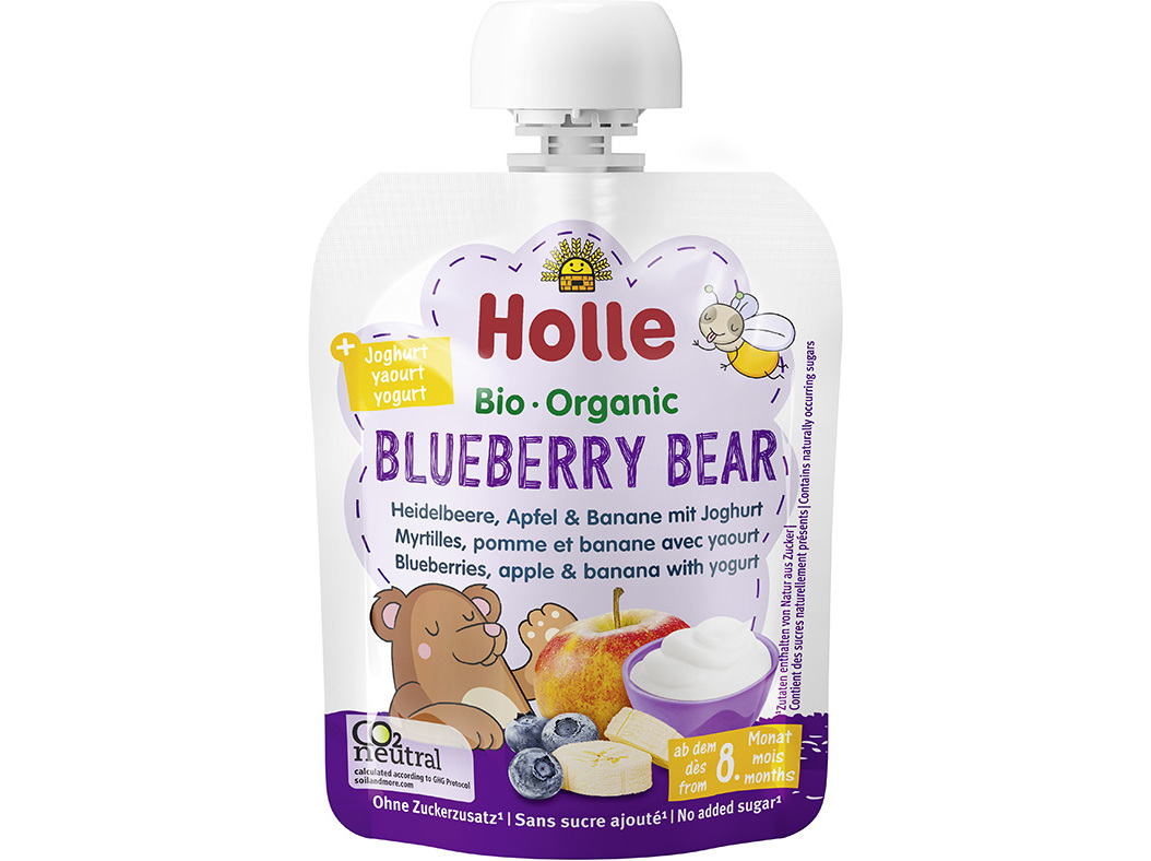 SAQUETA BIO HOLLE IOG/MIRTILO/MAÇA/BANANA 8M 85G