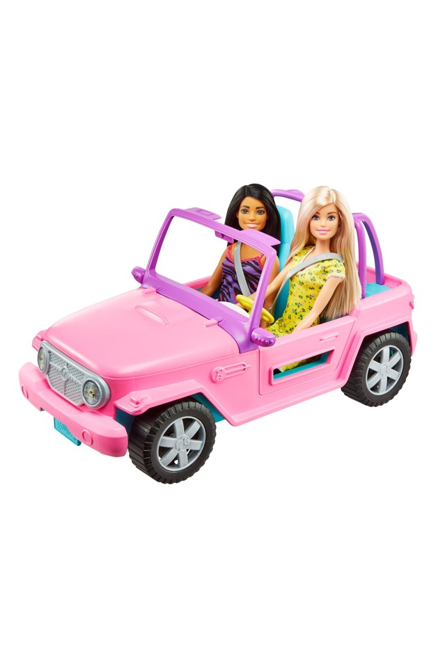 Barbie - Bil og 2 Dukker (GVK02)