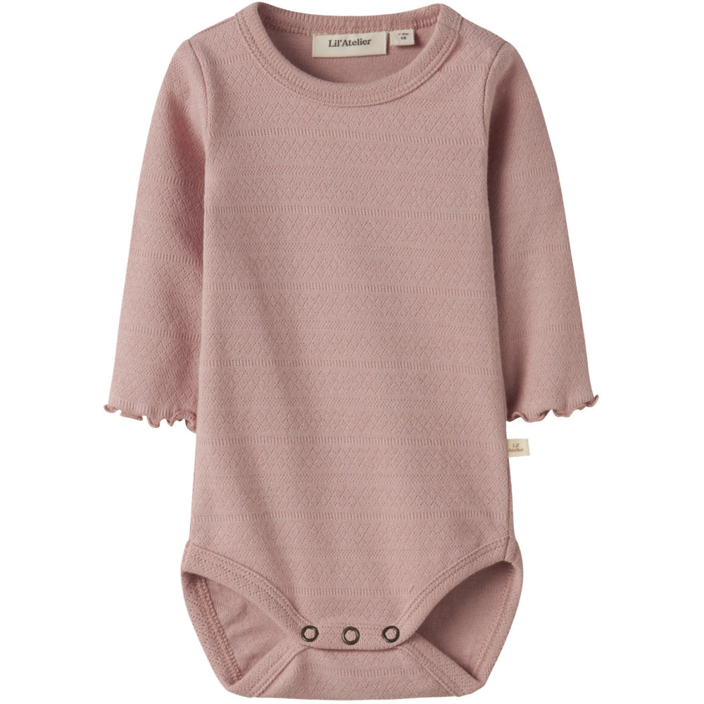 Køb Lil'Atelier Misty Rose Nbfdimia Ls Slim Body Lil