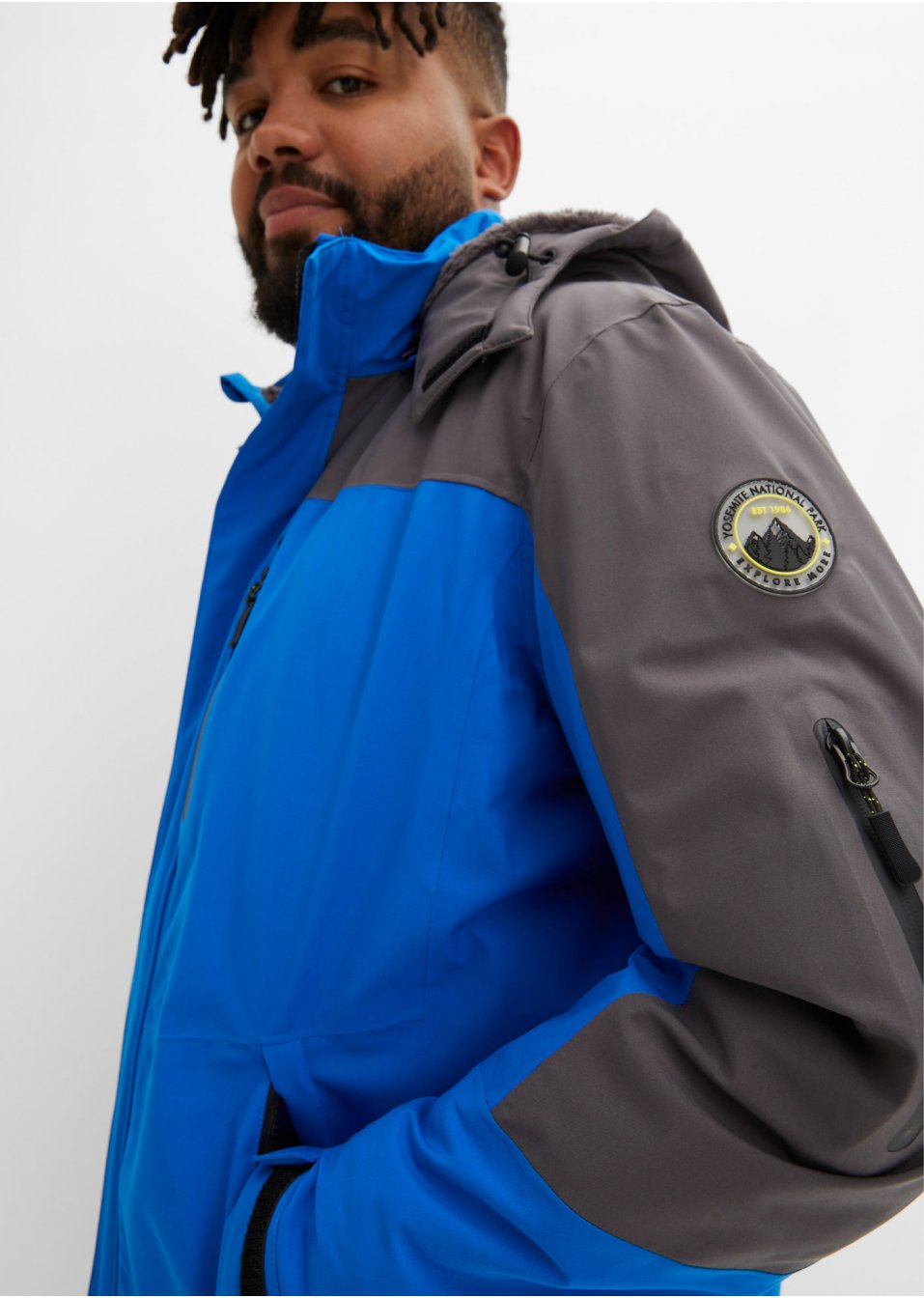 Veste fonctionnelle hybride avec doublure douce en polaire