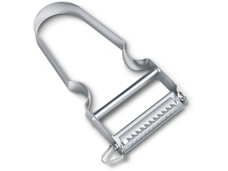 Victorinox Sparschäler Star mit Julienne Schliff, Silber Sparschäler mit Klinge aus rostfreiem Stahl