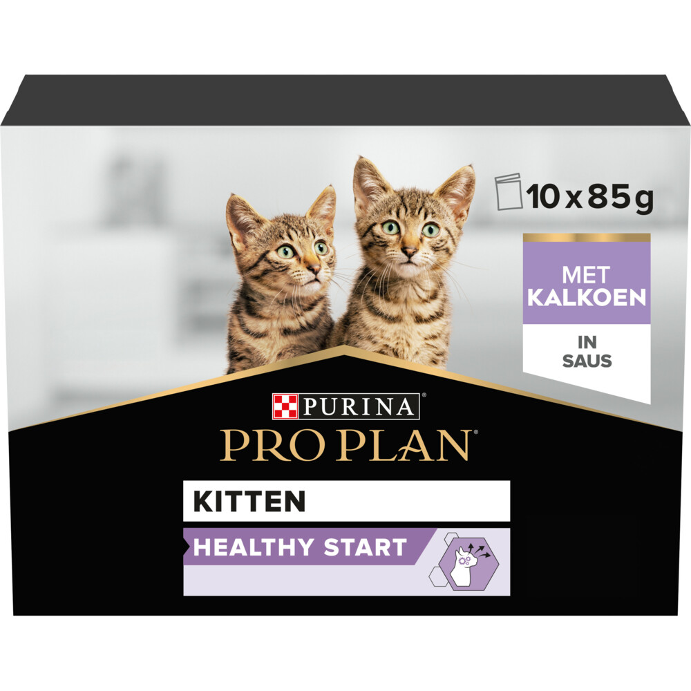 Pro Plan Junior Nutrisavour Junior Kalkoen10 x 85 gr