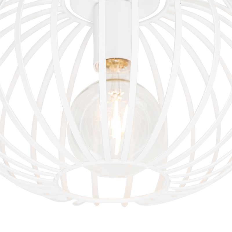 Design plafondlamp wit 30 cm - Johanna