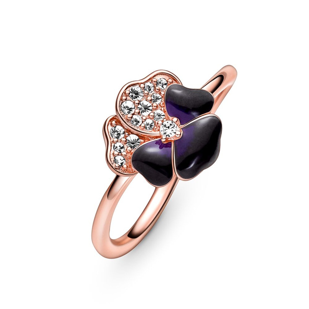 Pandora Rose Moments Dunkelvioletter Stiefmütterchen Ring
