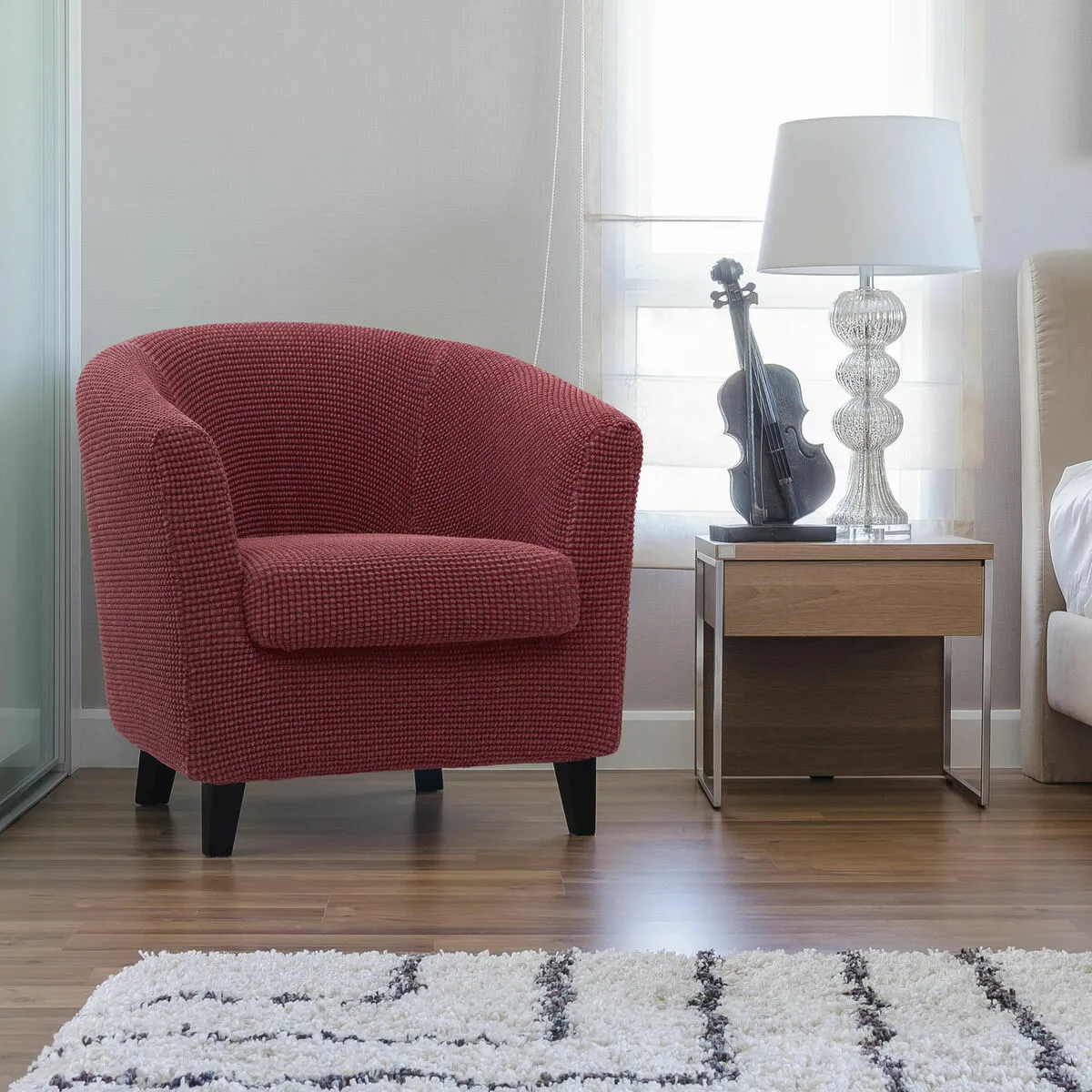 Housse de fauteuil Sofaskins NIAGARA - Fuchsia