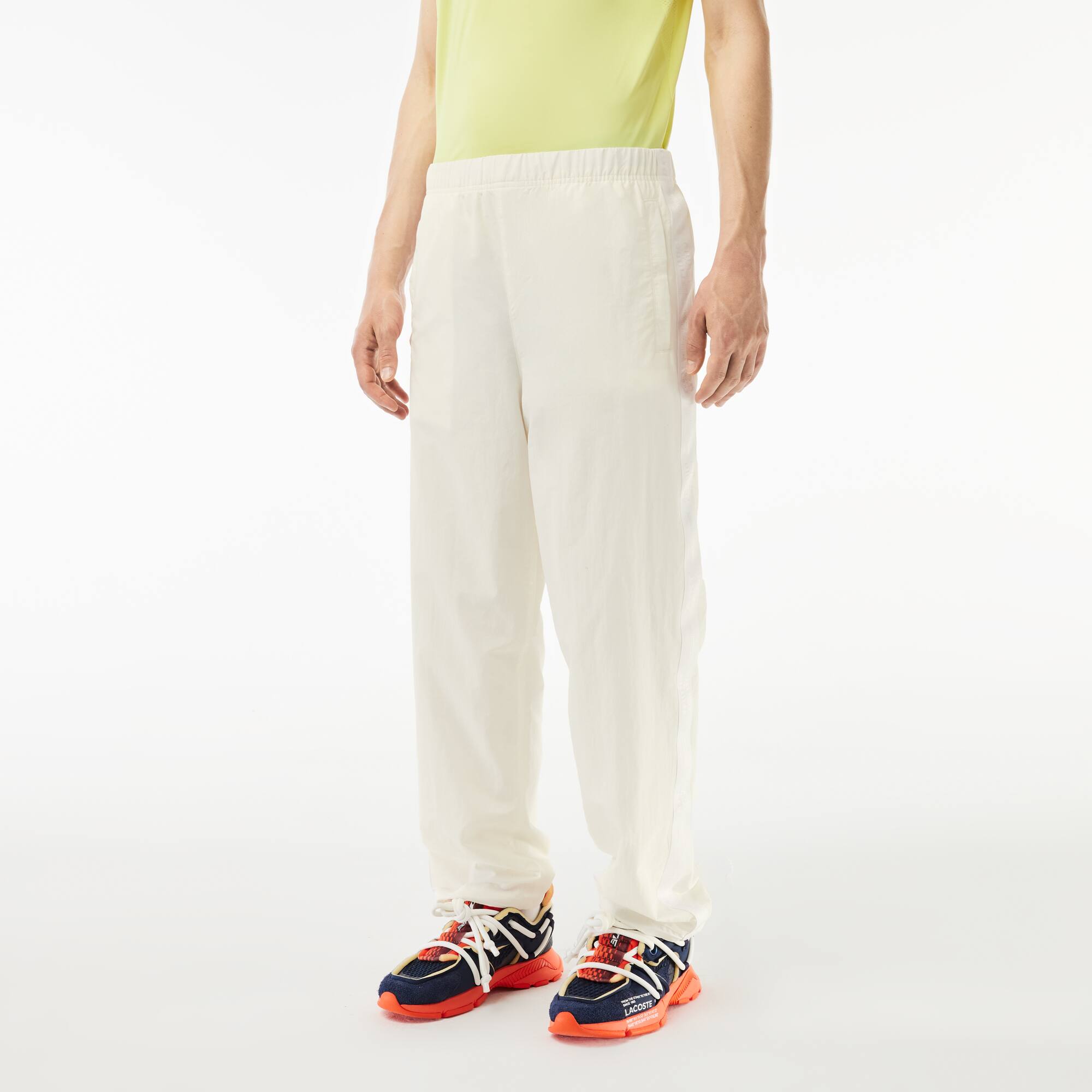 Trainingshose mit Streifen-Detail Trainingshosen - Weiss - Lacoste - Herren