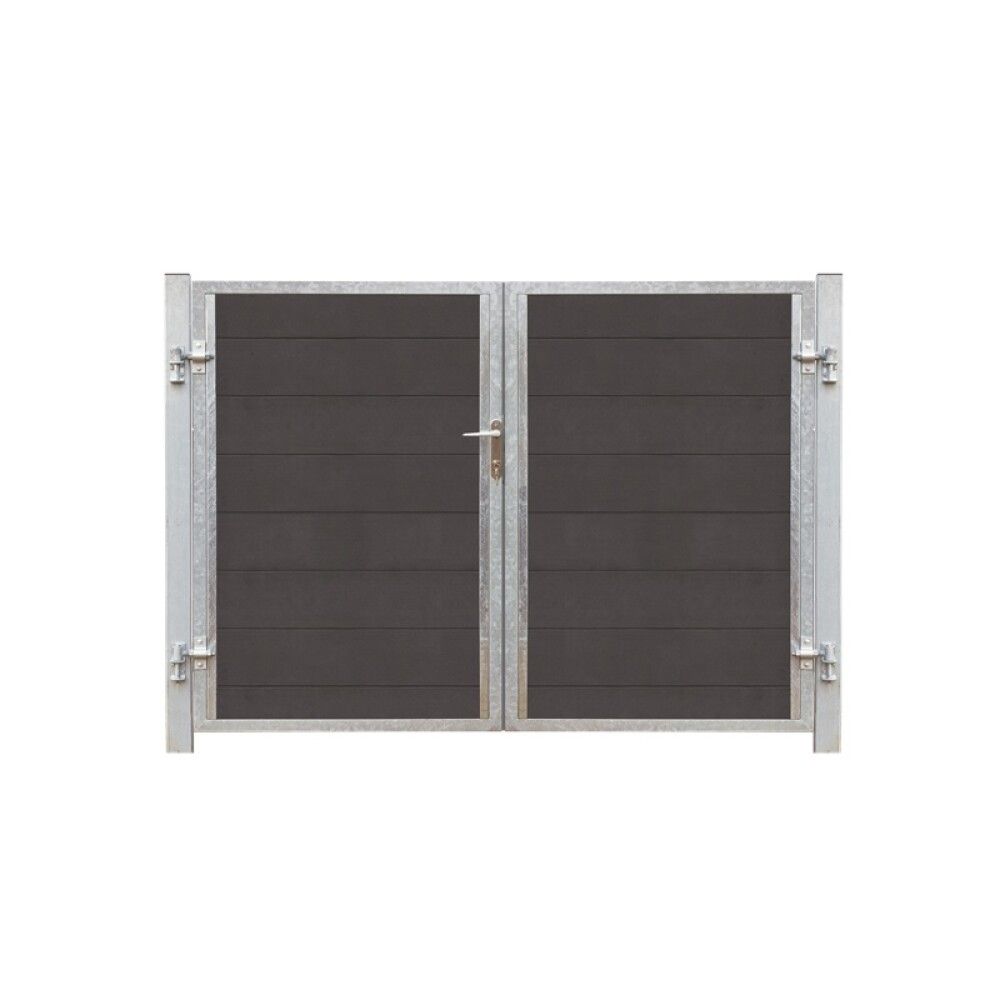 DOBBELPORT PLUS FUTURA VENSTREHENGT 197X145CM
