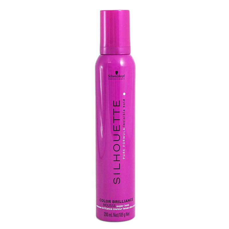 Mousse extra forte pour cheveux colorés Silhouette Color Brilliance