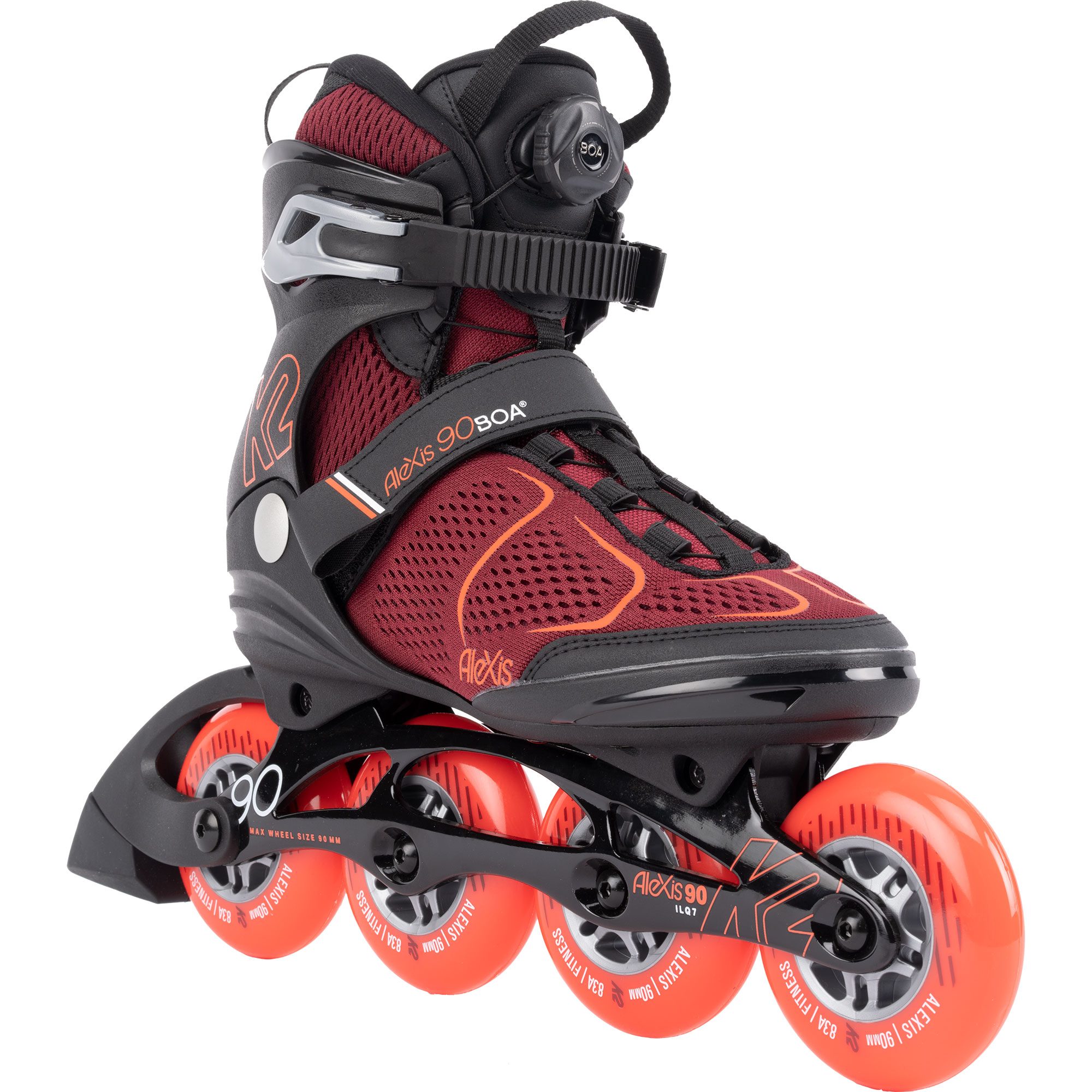 K2 Alexis 90 BOA® Inlineskates Damen burgandy
