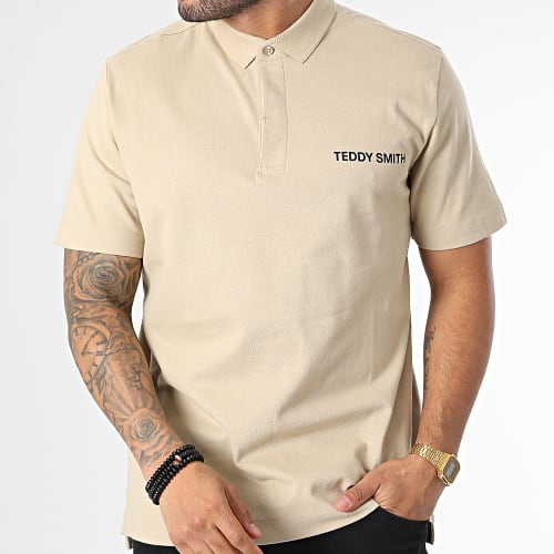 Polo Manches Courtes Required Beige