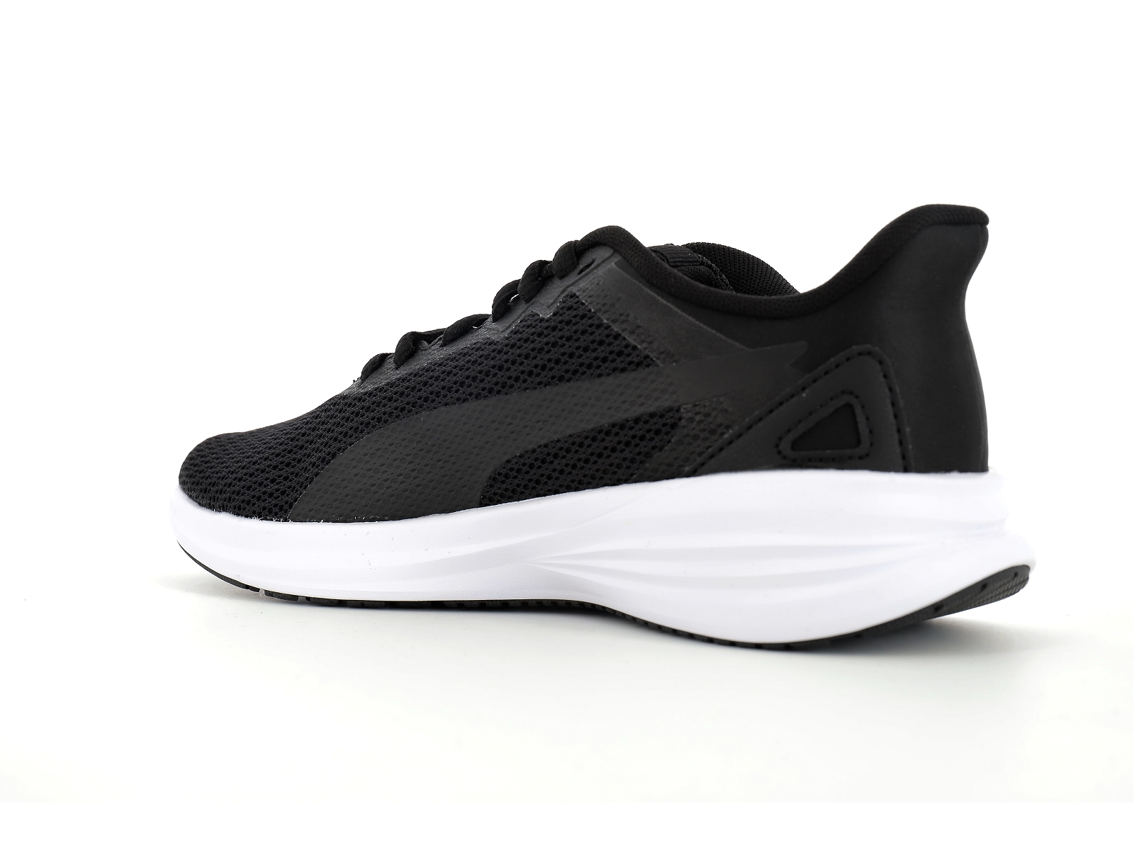 Puma-377030 Matières combinées Noir Rose