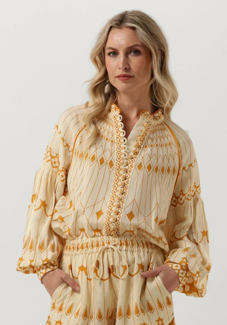 SCARLETT POPPIES gouden scarlett poppies blouse pia