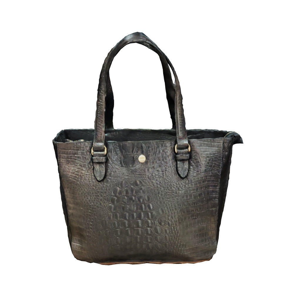 FMME | Caithy leren laptoptas 13,3