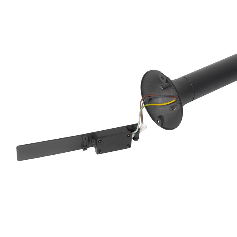 Modern buiten paaltje zwart 100 cm IP44 verstelbaar - Ciara