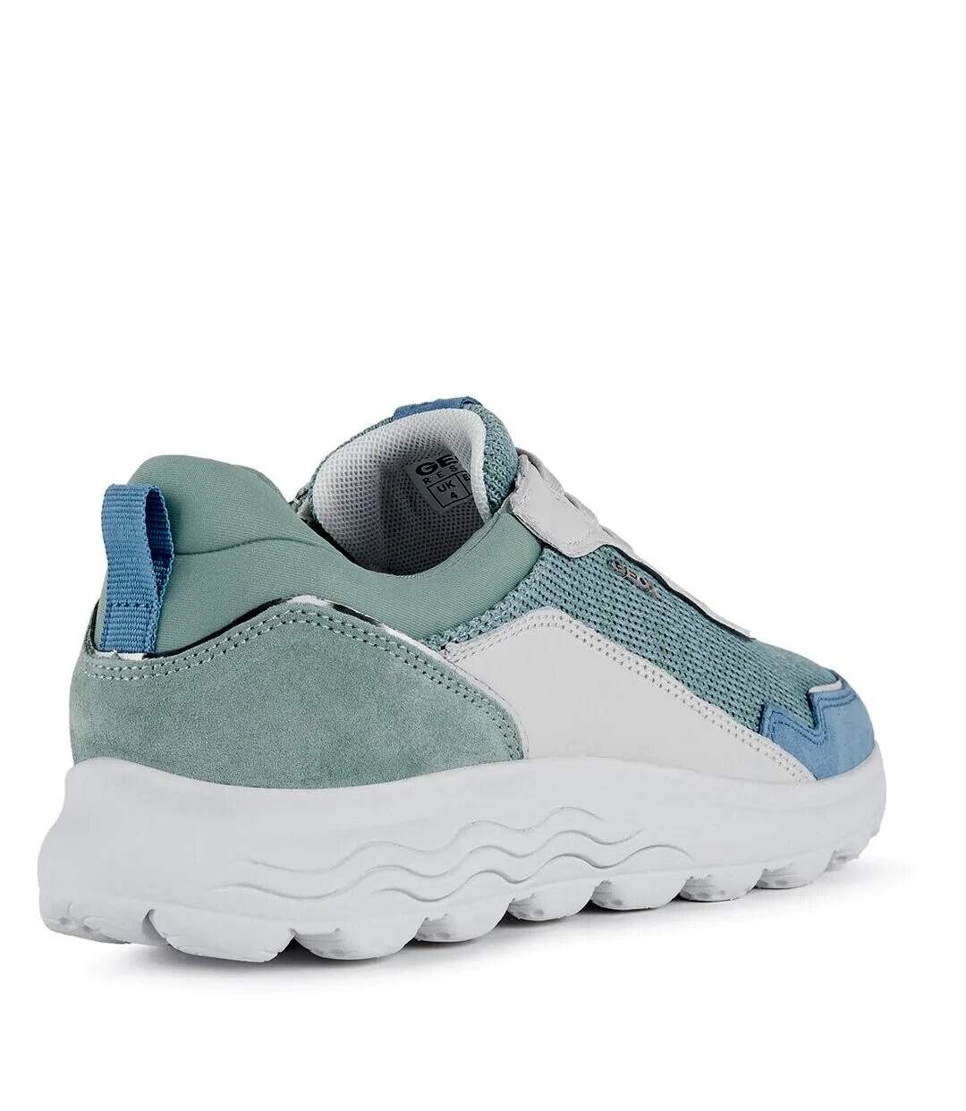 Geox - Baskets SPHERICA - Femme (Blanc / Vert) - UTFS9147