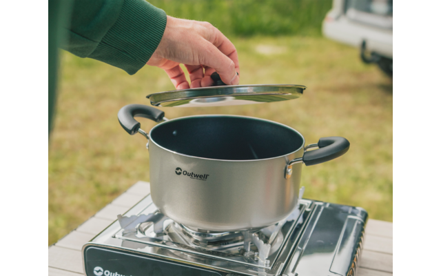 Outwell Feast Aluminiumtopf mit Keramikbeschichtung 3 Liter
