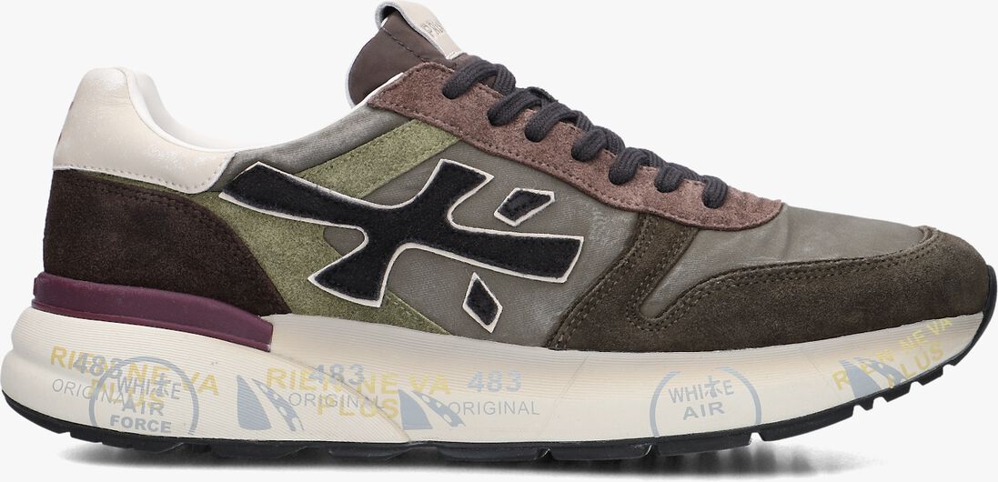 groene premiata lage sneakers mick