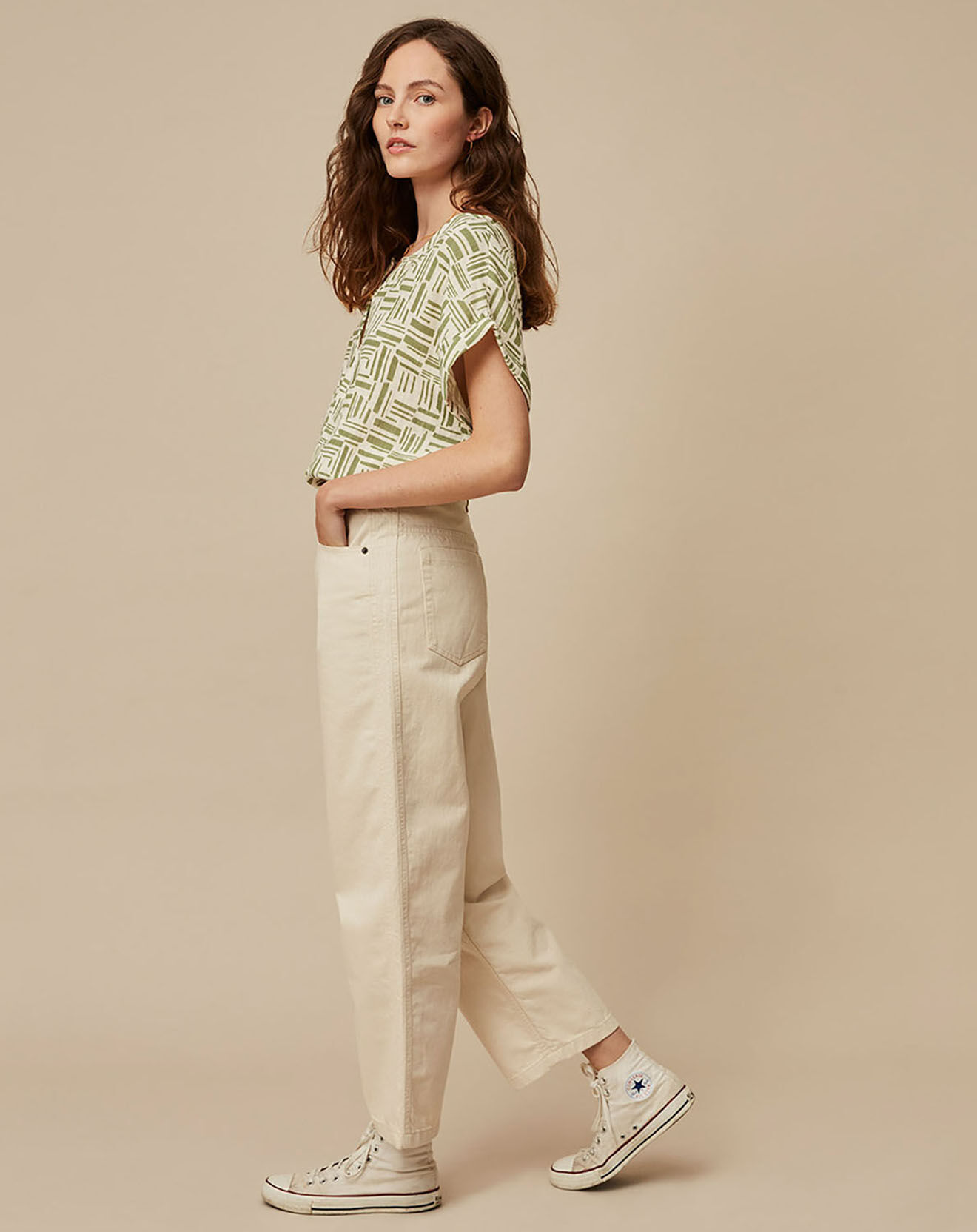 Harris Wilson Pantalon Como écru