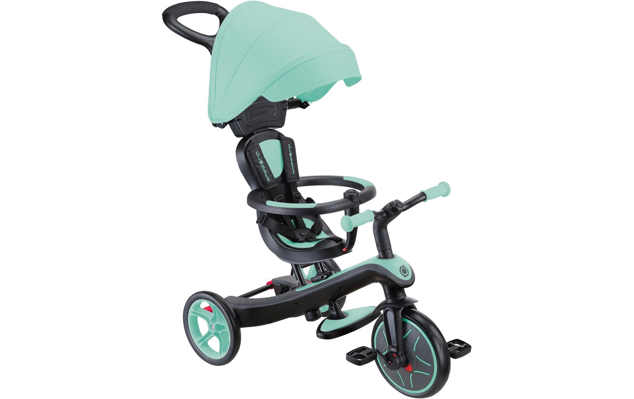 Dreirad Trike Explorer 4 in 1 Mint<br>Vielseitiges 4-in-1-Fahrzeug für kleine Entdecker
