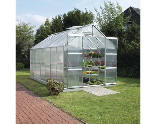 Vitavia Uranus 11500 kas, 6 mm dubbelwandige polycarbonaat panelen, 257x445 cm, aluminium