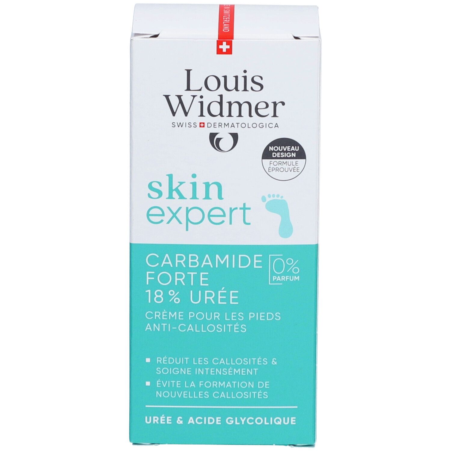 Louis Widmer skinexpert Carbamid Forte 18% Urea Anti-Hornhaut Fusscreme