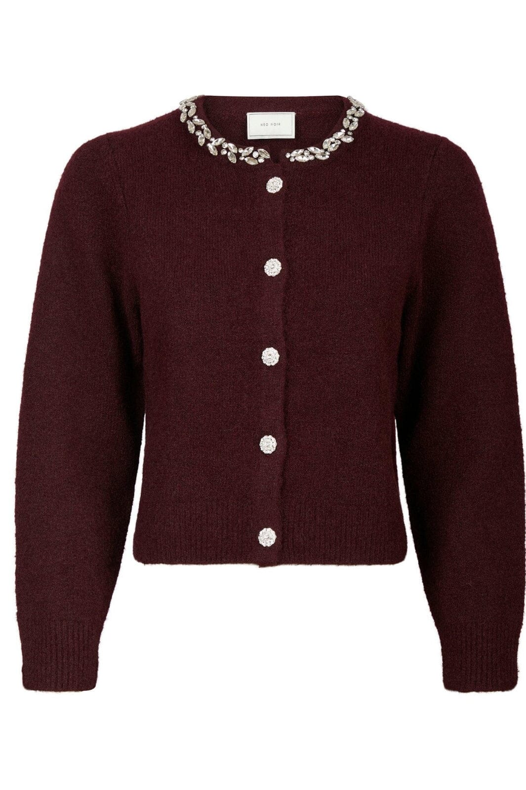 Neo Noir Marie Stone Knit Cardigan 163850