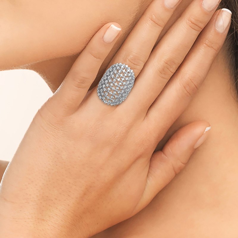 Bague Femme - Argent 925 - Oxyde de zirconium