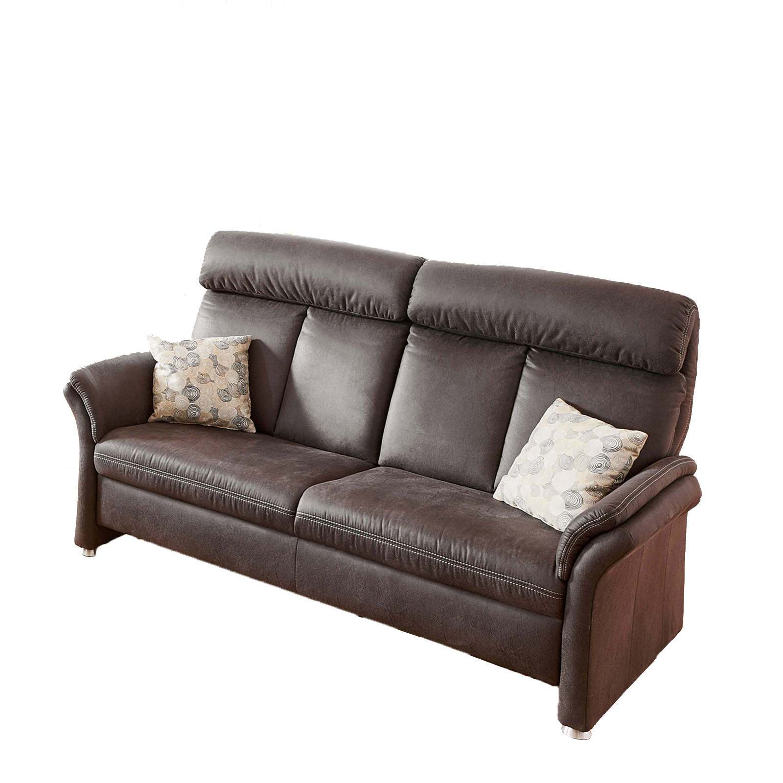 polsterpower 2,5-Sitzer Sofa - Saddle anthrazit