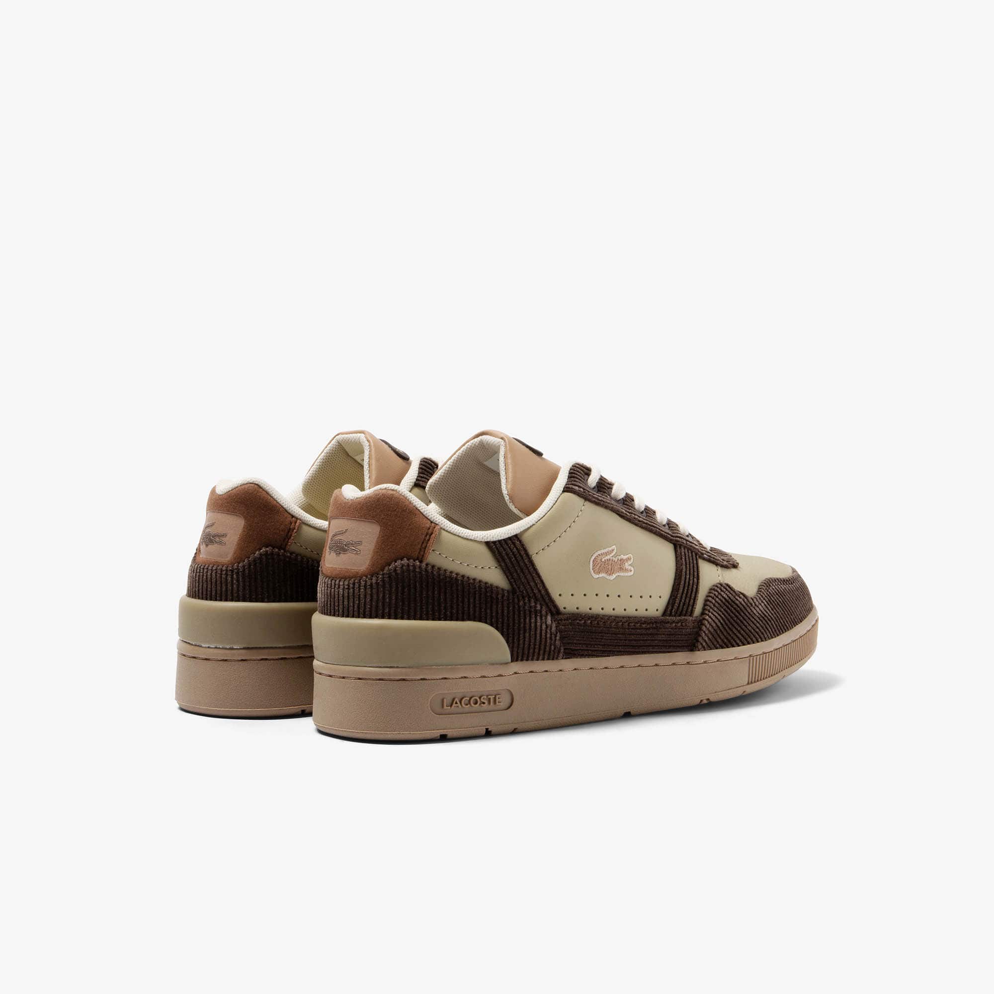 Sneakers T-Clip junior en cuir velours Sneakers - Marron - Lacoste - Enfant