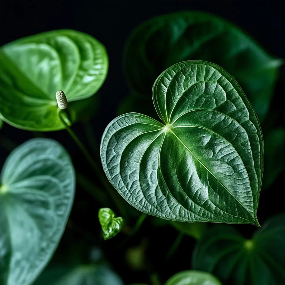 Flamingoplant - Anthurium 'Madural Orange' - Hoogte 40-55cm - ø14cm