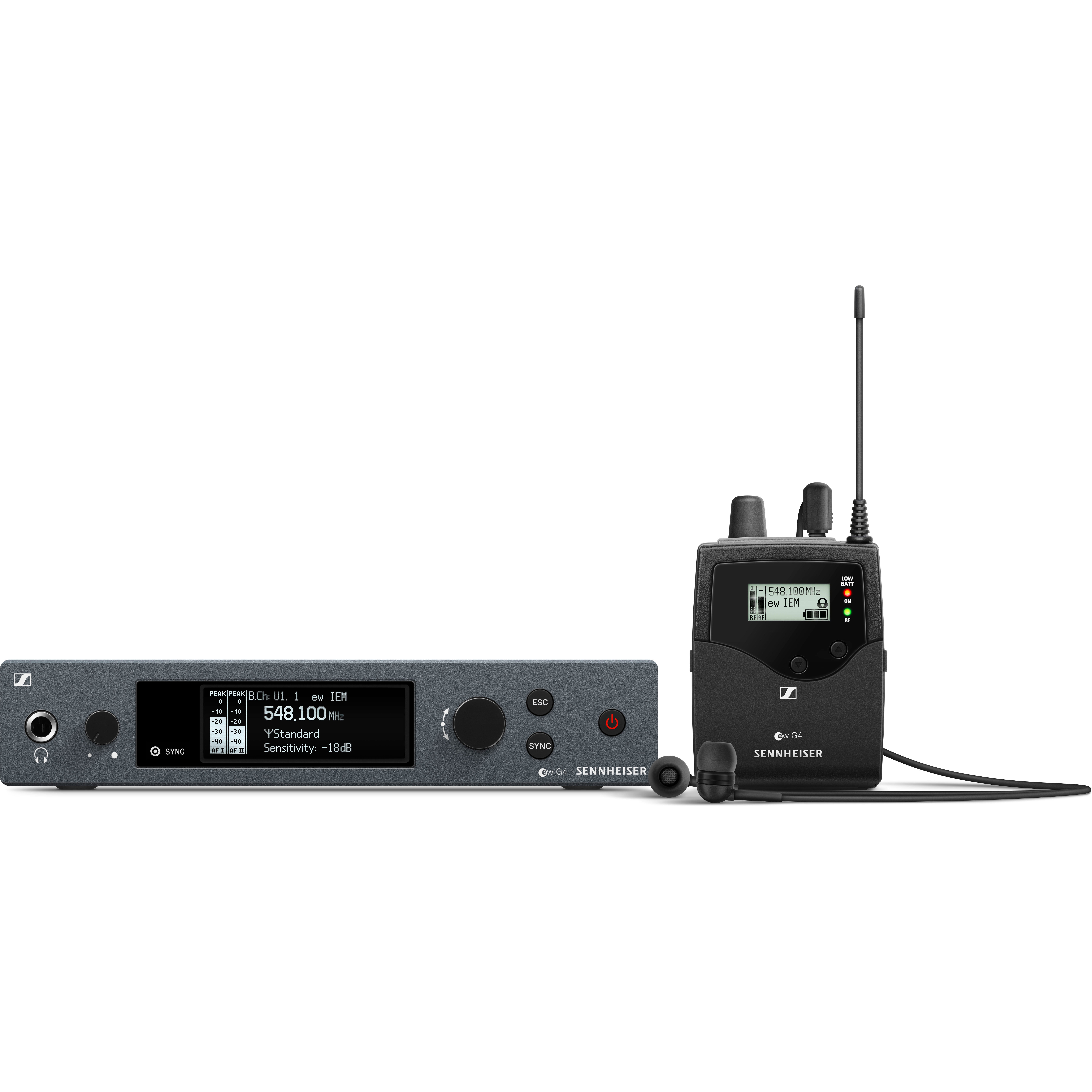 Sennheiser ew IEM G4-A1 draadloze in-ear set (470 - 516 MHz)