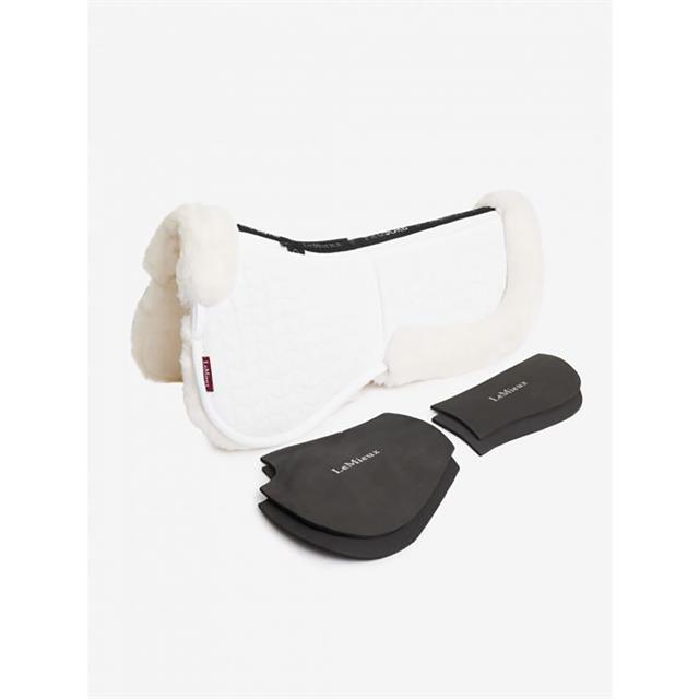 Zadelonderlegger LeMieux Prosorb Lamb Wit-wit