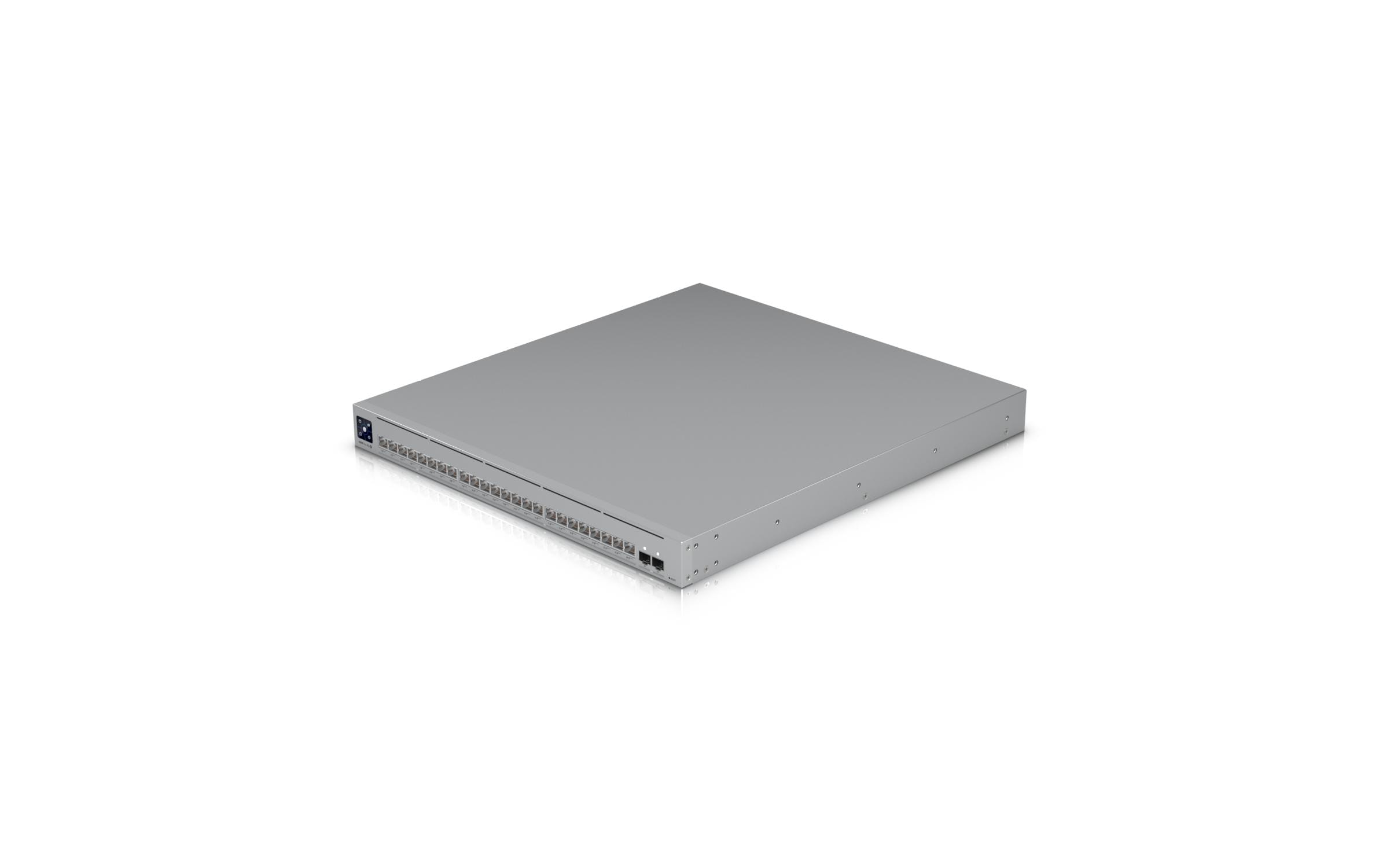 PoE+++ Switch Pro XG 24 PoE 26 Port<br>24-Port Layer 3 PoE+++ Switch mit 10 GbE-, 2.5 GbE- und 25G-SFP28-Ports für professionelle Netzwerke