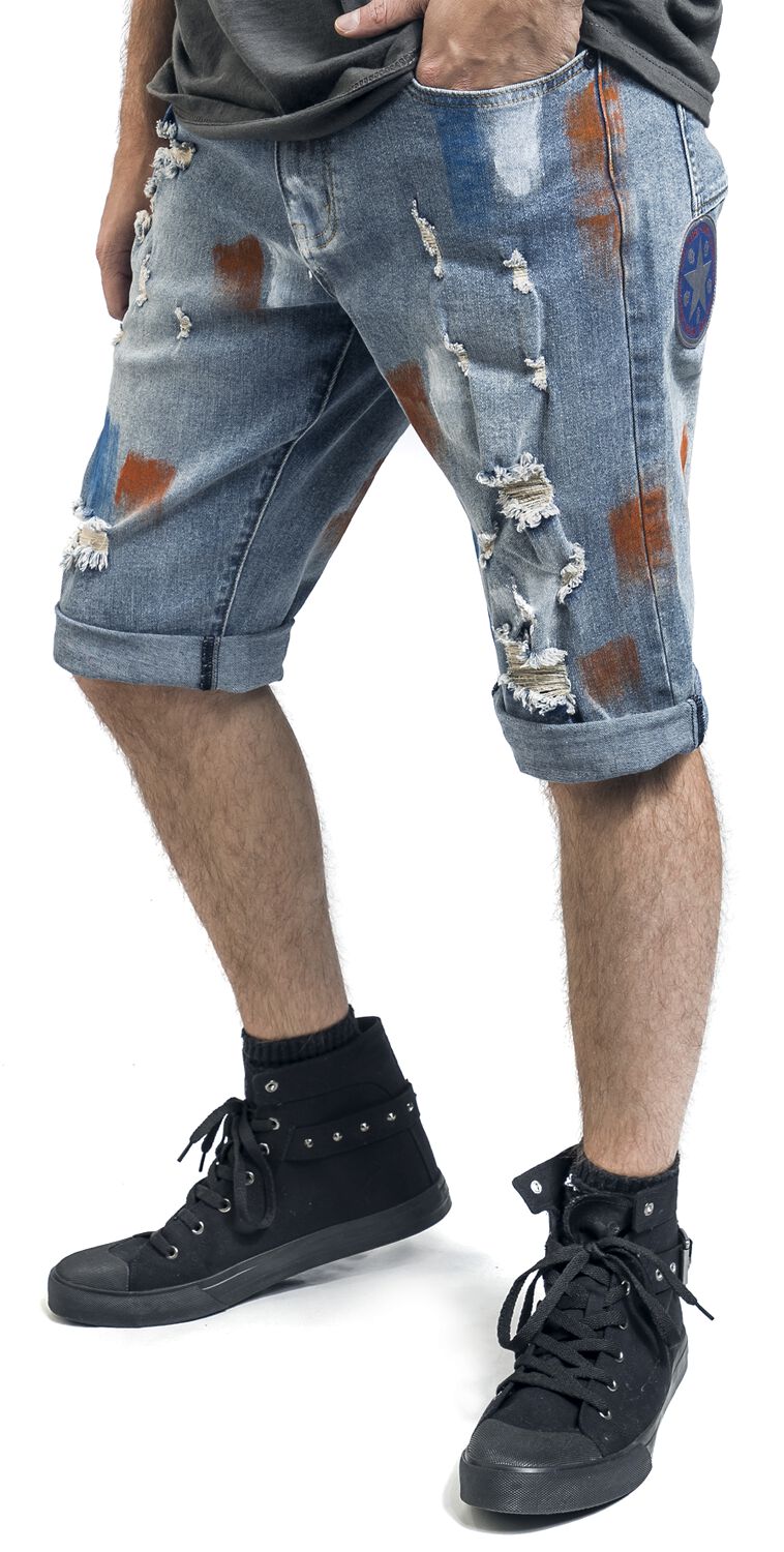 Short Délavé | Rock Rebel by EMP Short