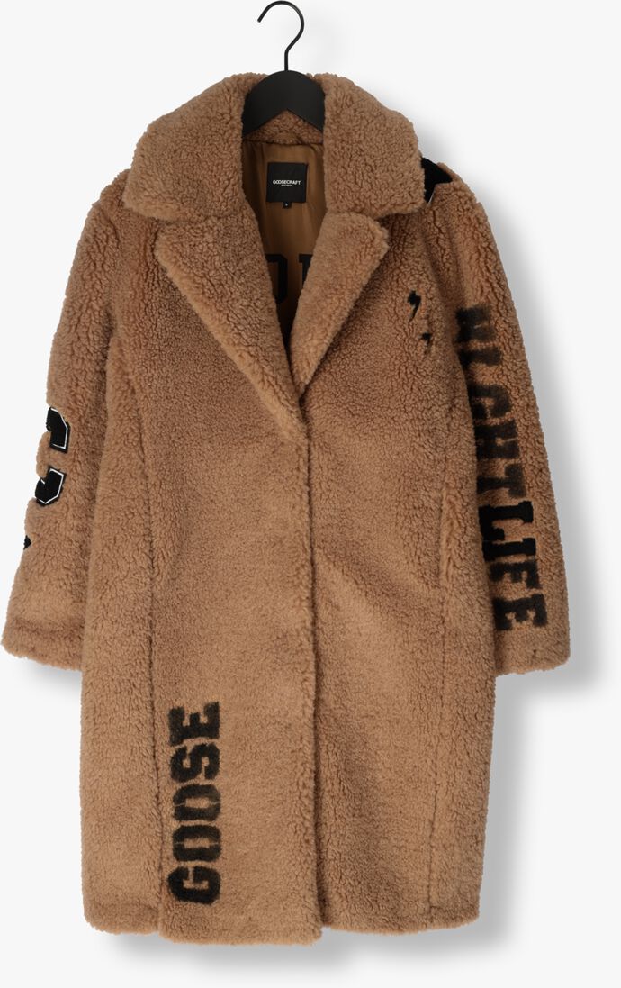 GOOSECRAFT cognac goosecraft teddy jas gc rhonda script coat