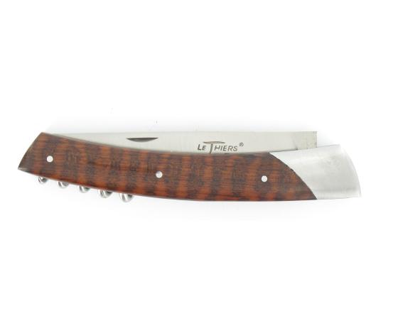 Grand Cru Bois d'Amourette Couteau de Poche Le Thiers par Chambriard