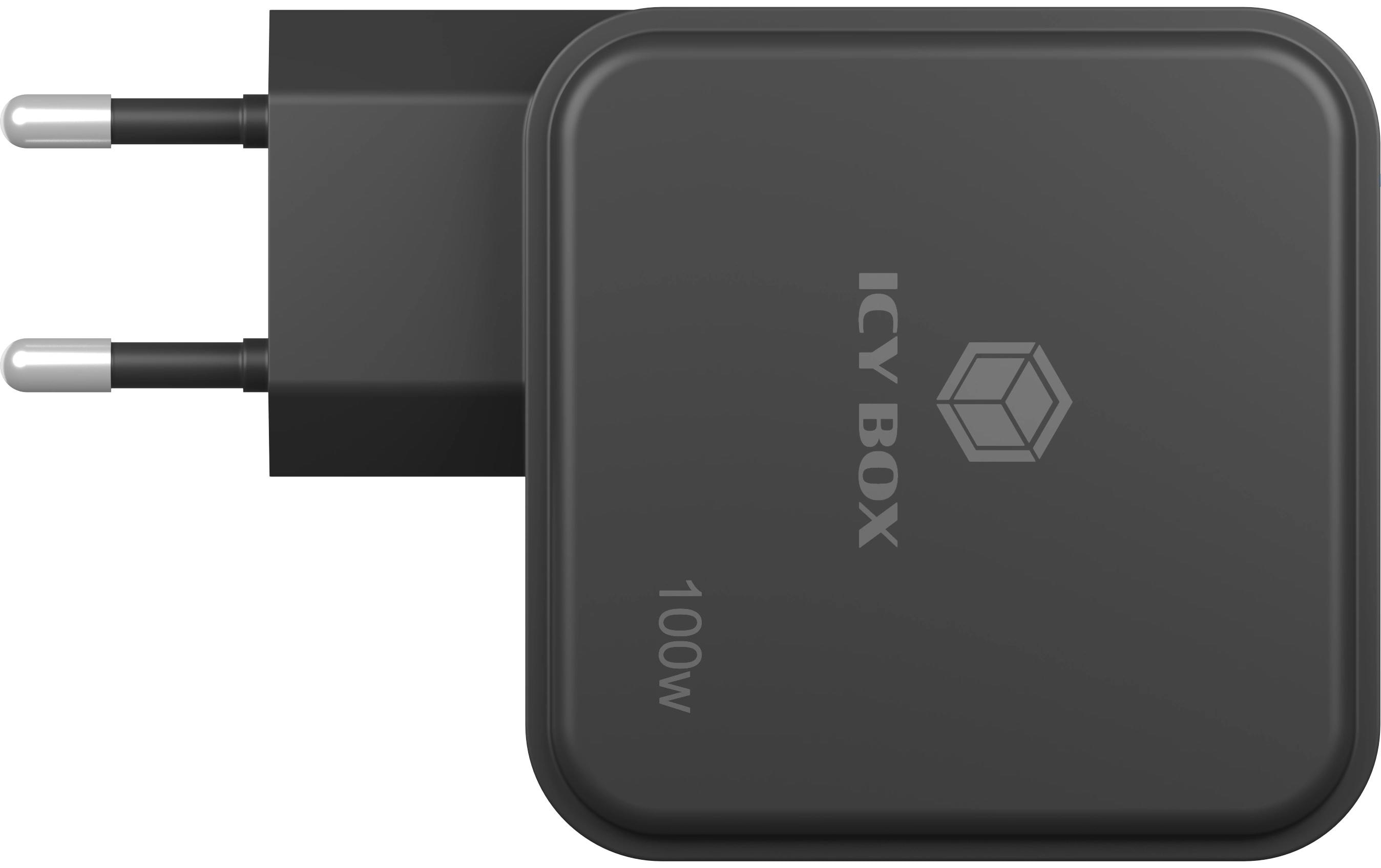 USB-Wandladegerät IB-PS1040-PDGaN Wandladegerät mit 100 W Power Delivery und Schnellladefunktion