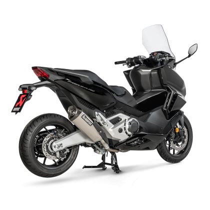 Silencieux Akrapovic Titane embout Carbone - Gris